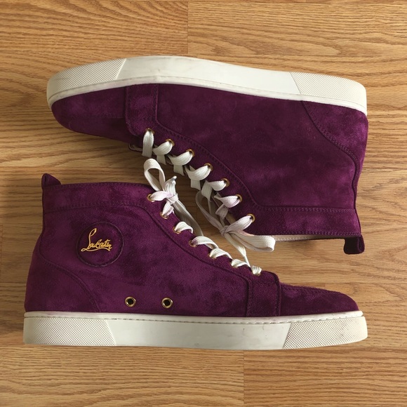 Christian Louboutin Other - Christian Louboutin Flat Velour Sneakers